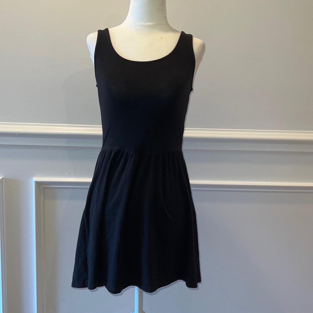 ASOS New Look Black Fit and Flare Dress Size UK 6 (US XS)